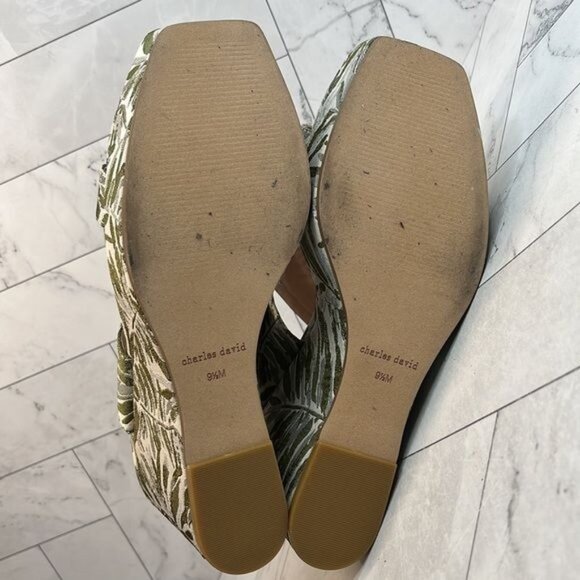 NWT Charles by Charles David Womens Jordan Green Multi Platform Wedges 9.5M - Picture 7 of 9
